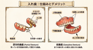 【入れ歯治療のデメリット】とは